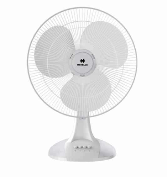Havells Sameera High Speed 400 mm Table Fan White