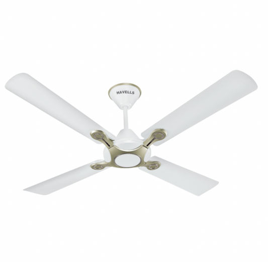 Havells Leganza 4 Blade 1200 mm Ceiling Fan Pearl White-Silver