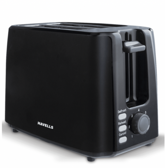 Havells Crisp Plus 750-Watt Pop-Up Toaster Black