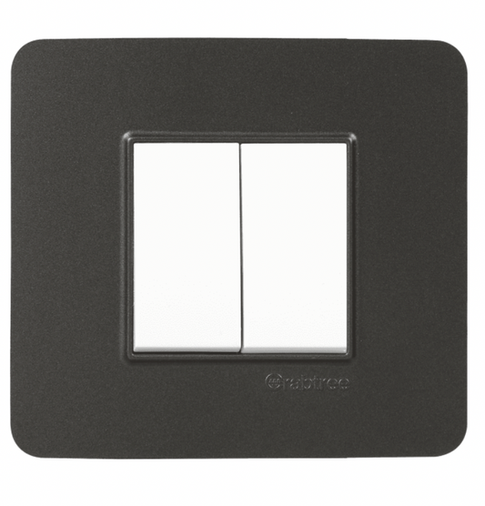 Havells Crabtree Signia 2M Front Plate Grey
