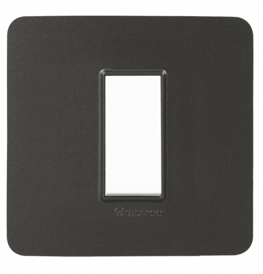 Havells Crabtree Signia 1M Front Plate Grey