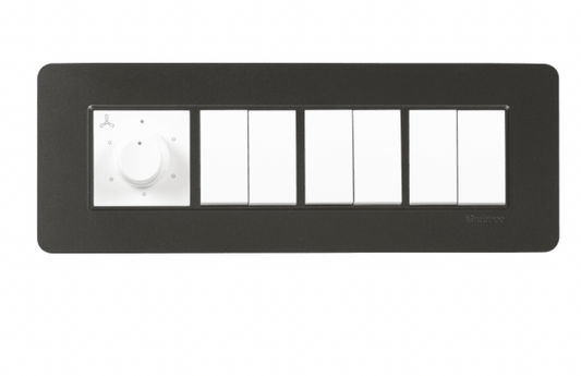 Havells Crabtree Signia 8M Front Plate Grey