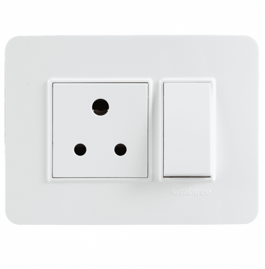 Havells Crabtree Signia 3M Front Plate White