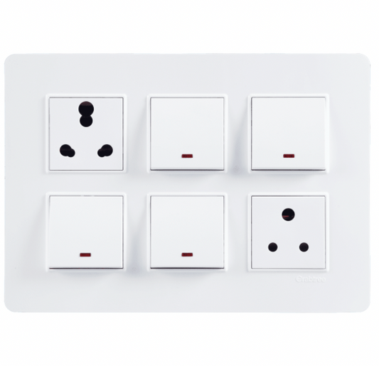 Havells Crabtree Signia 12M Front Plate White