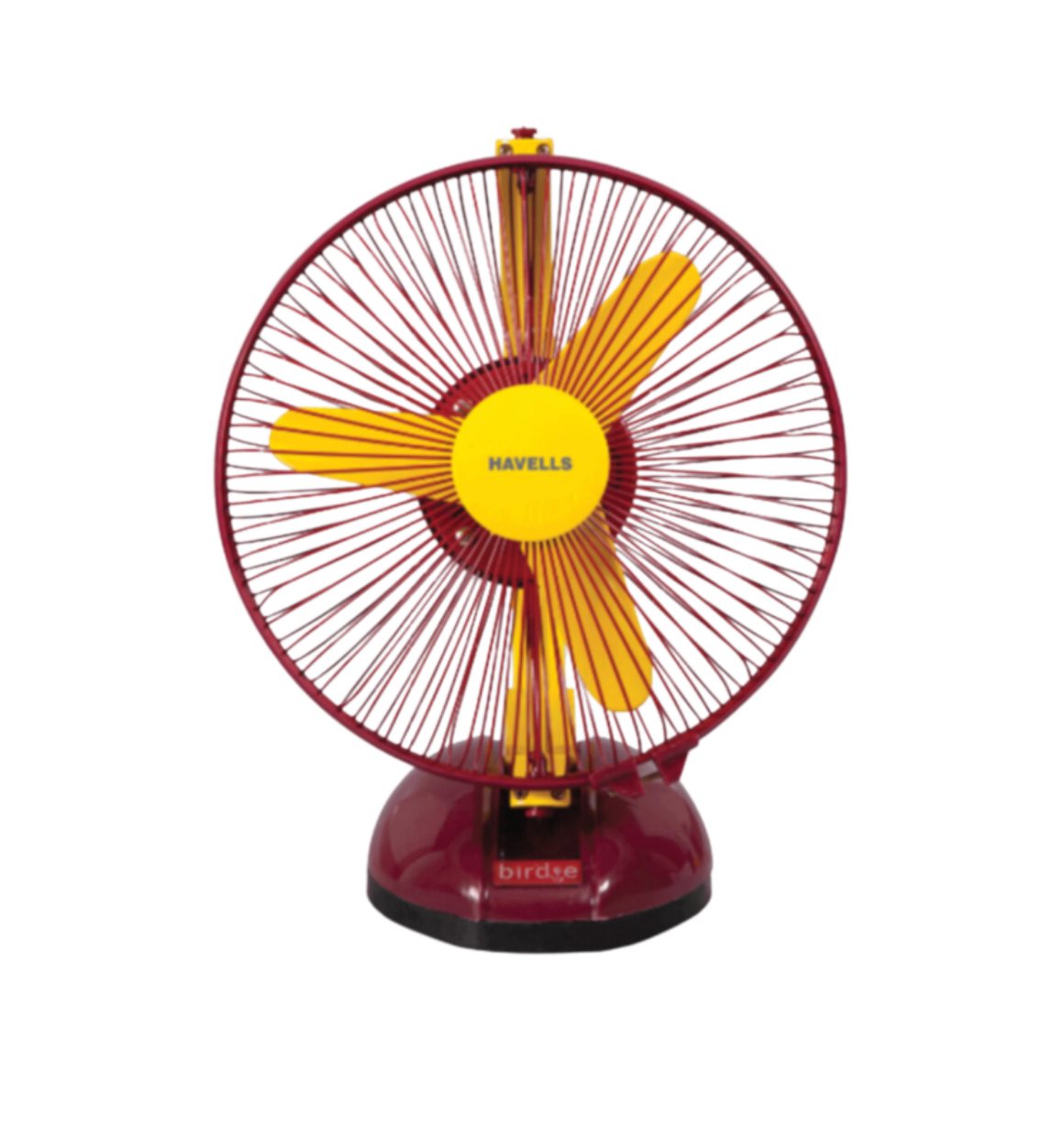 Havells Birdie 230 mm Personal Fan Yellow And Maroon