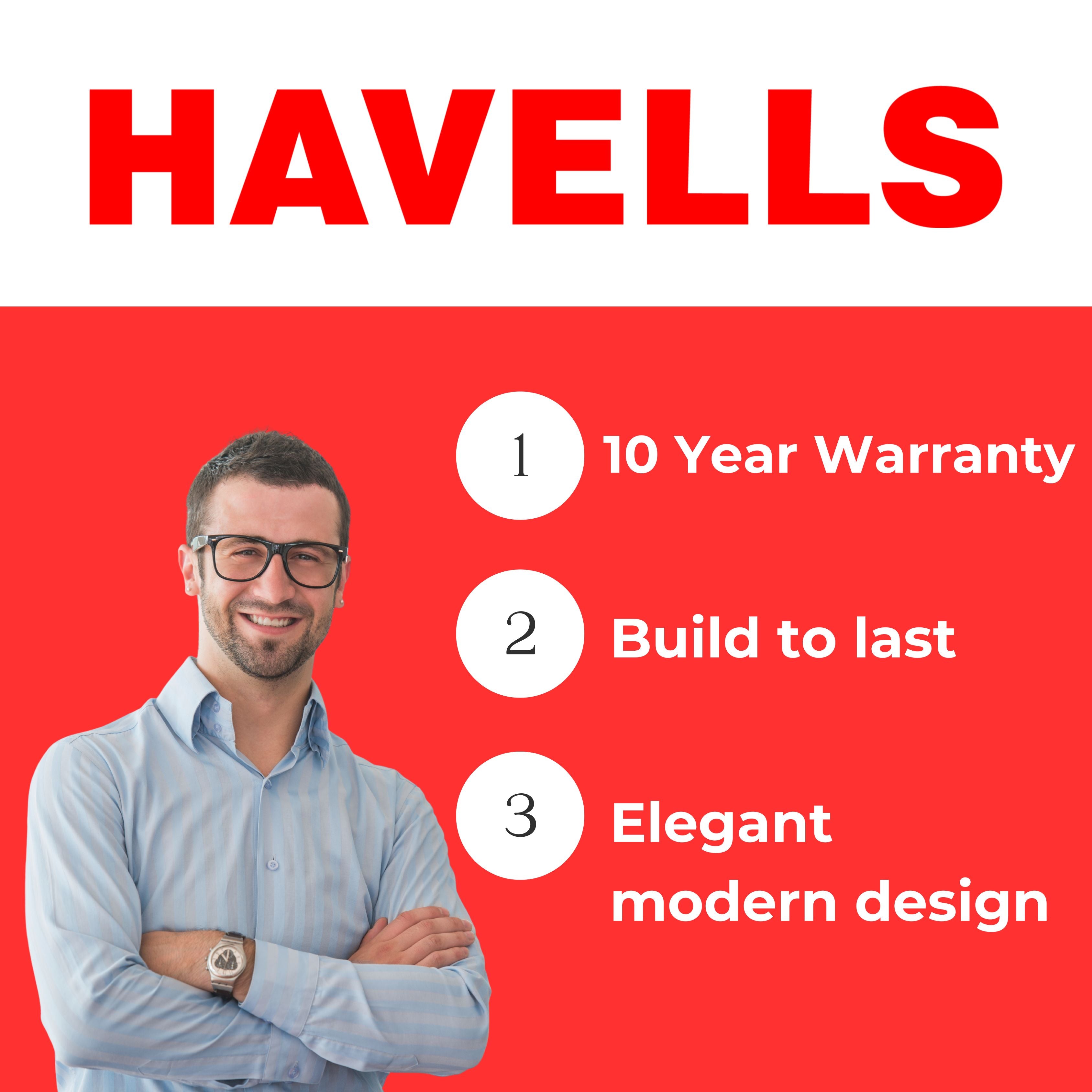 Havells Crabtree Signia 10A 2 Way Switch White