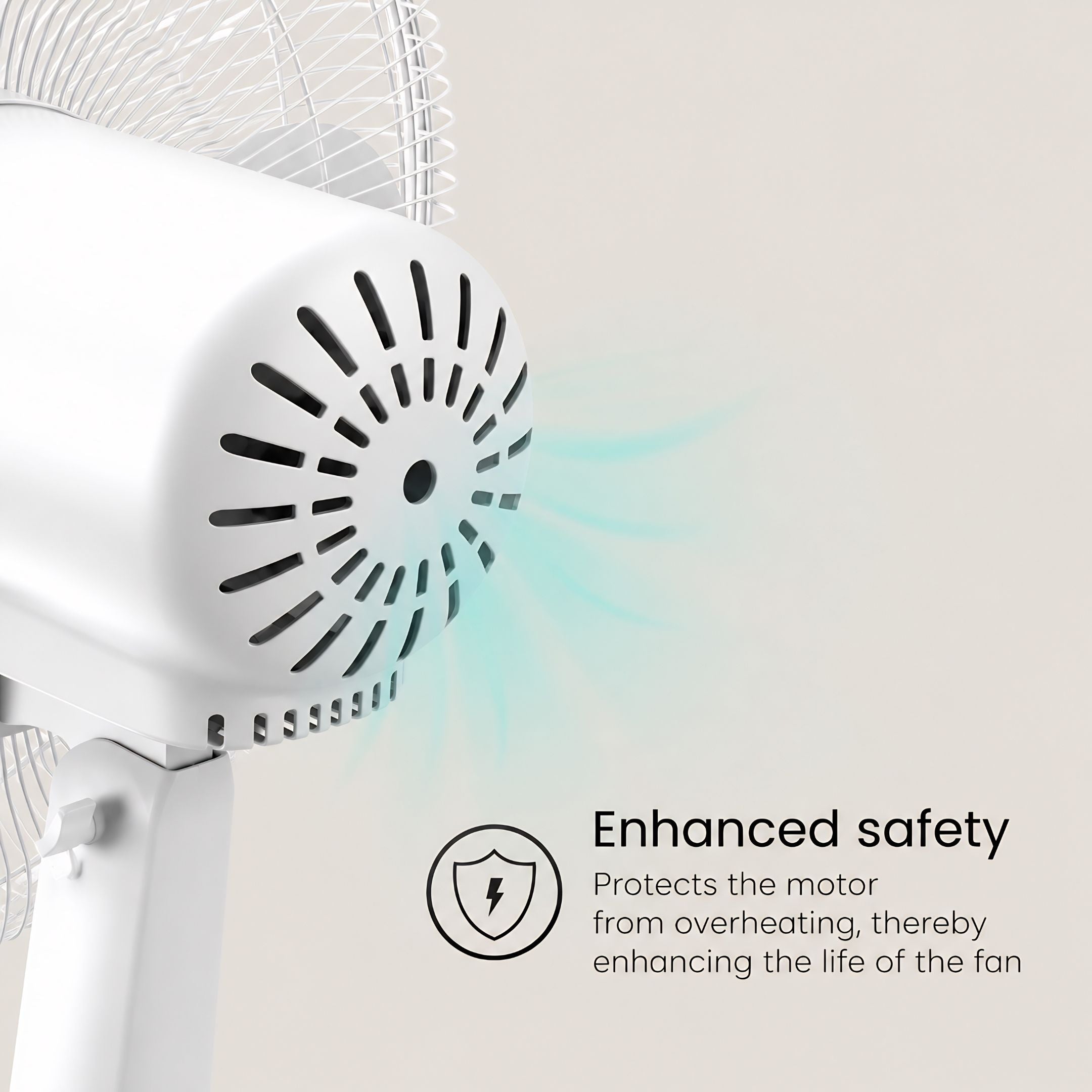 Crompton Hiflo 16" Wall Mounted Fan white | High Air Delivery | 2 Year Warranty