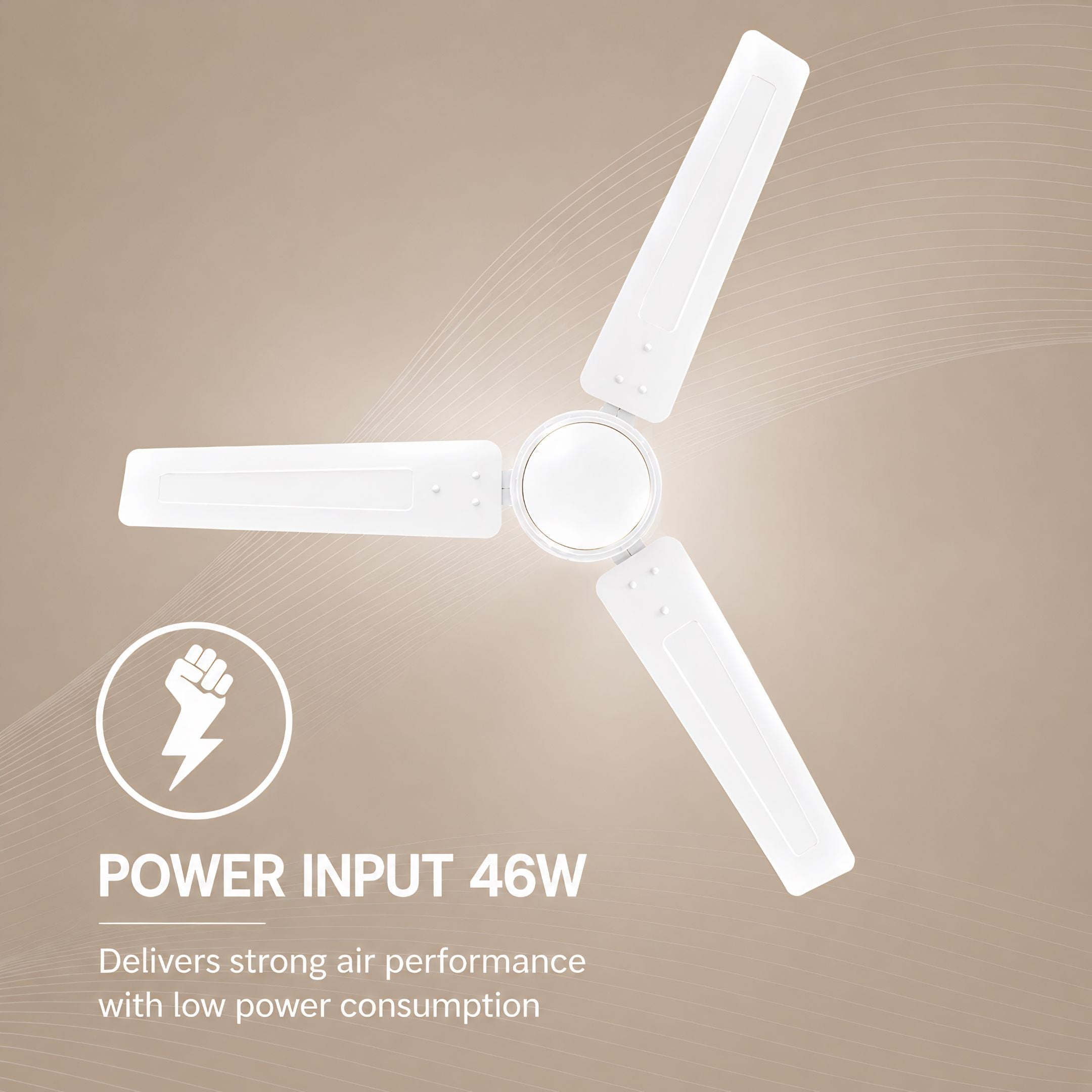 Crompton Surebreeze Starbriz  Ceiling Fan 1200mm Opal White | High Air Delivery | 2 Year Warranty