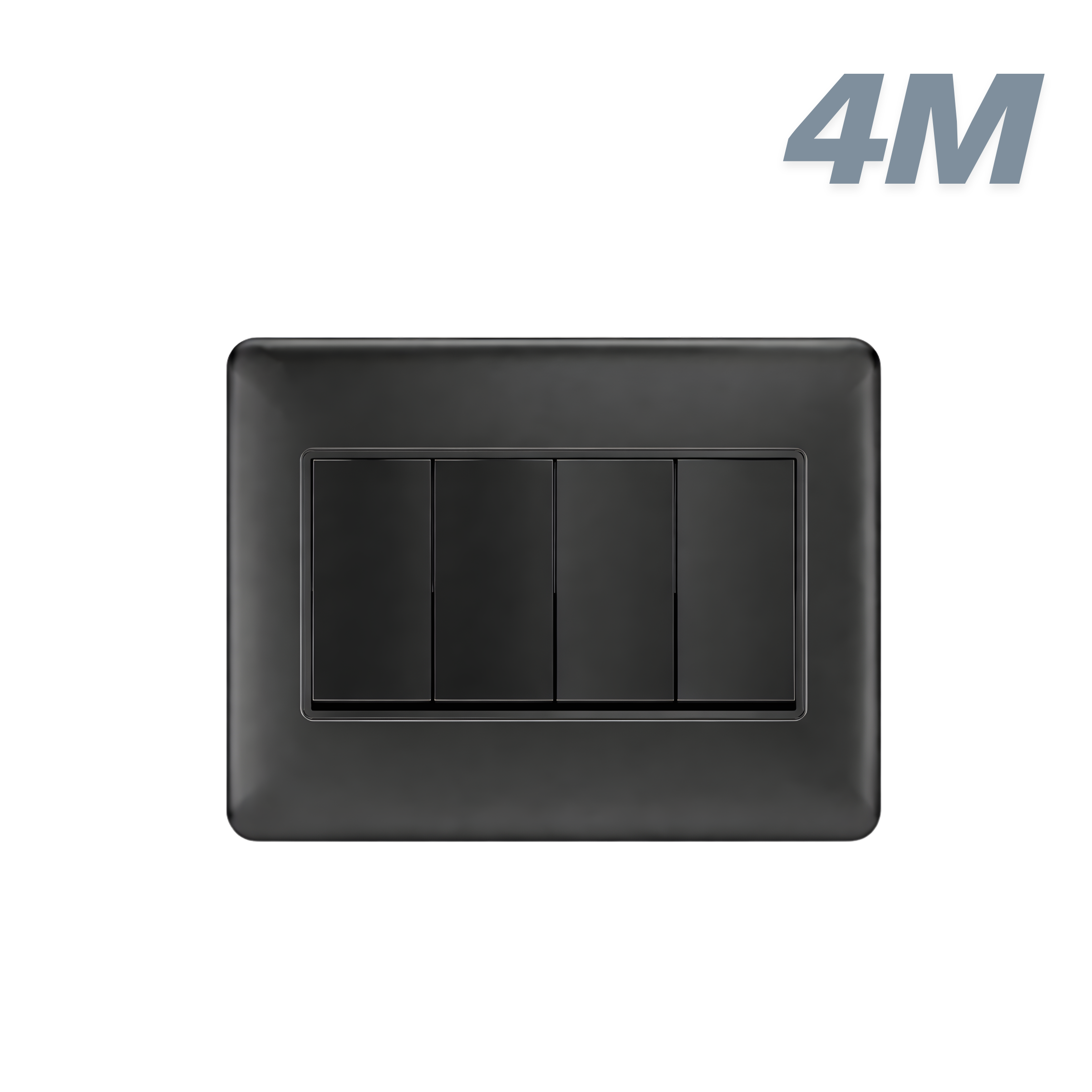 Havells Crabtree Adiva 4M Front Plate Grey