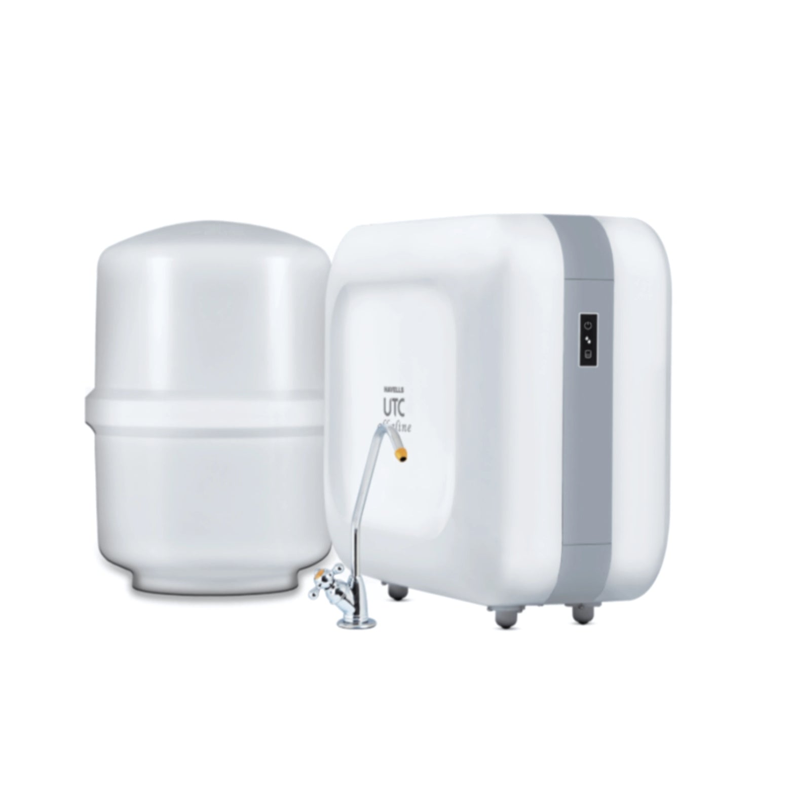 Havells UTC RO + UV + Alkaline Water Purifier – 8L, White