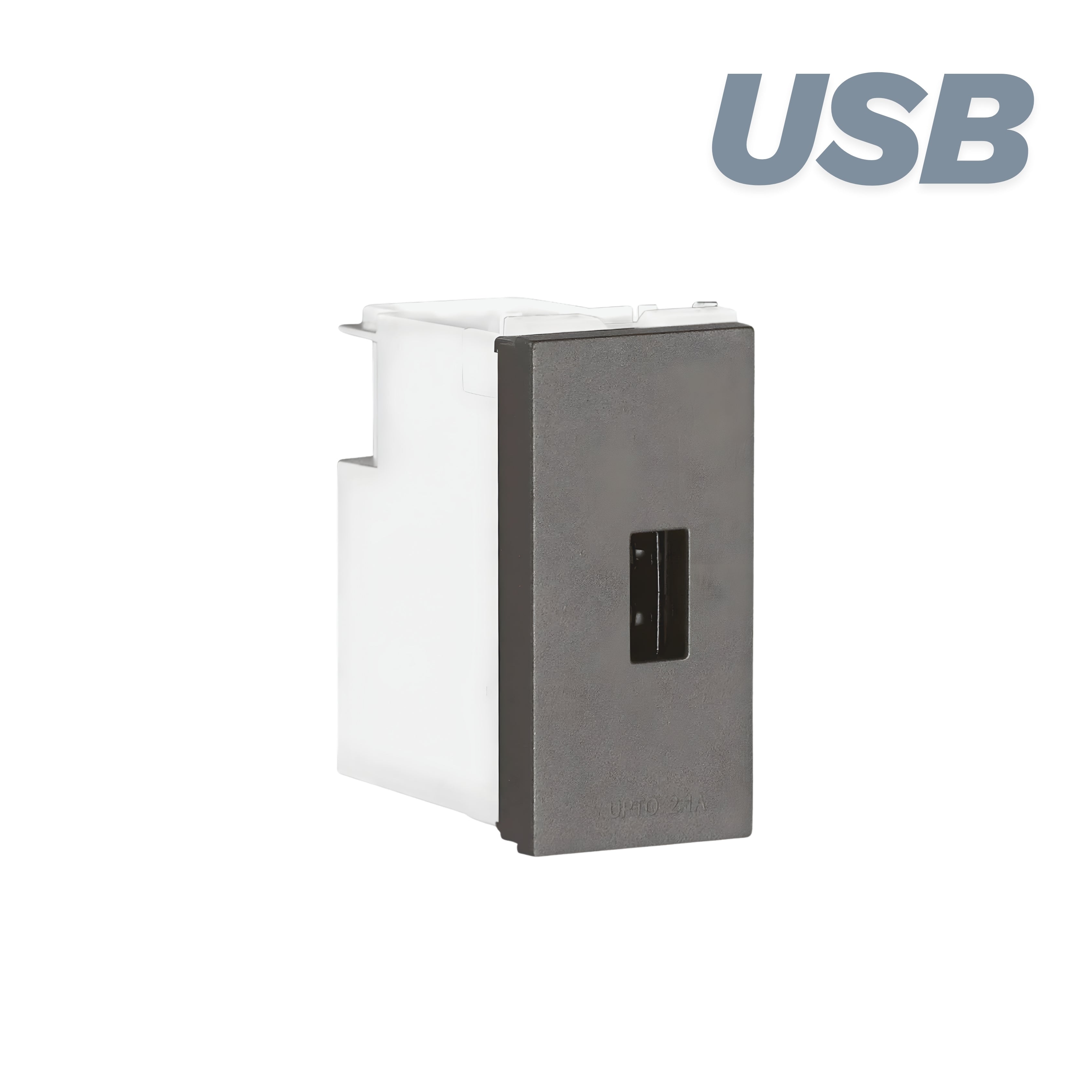 Havells Crabtree Signia USB Charging Socket Grey
