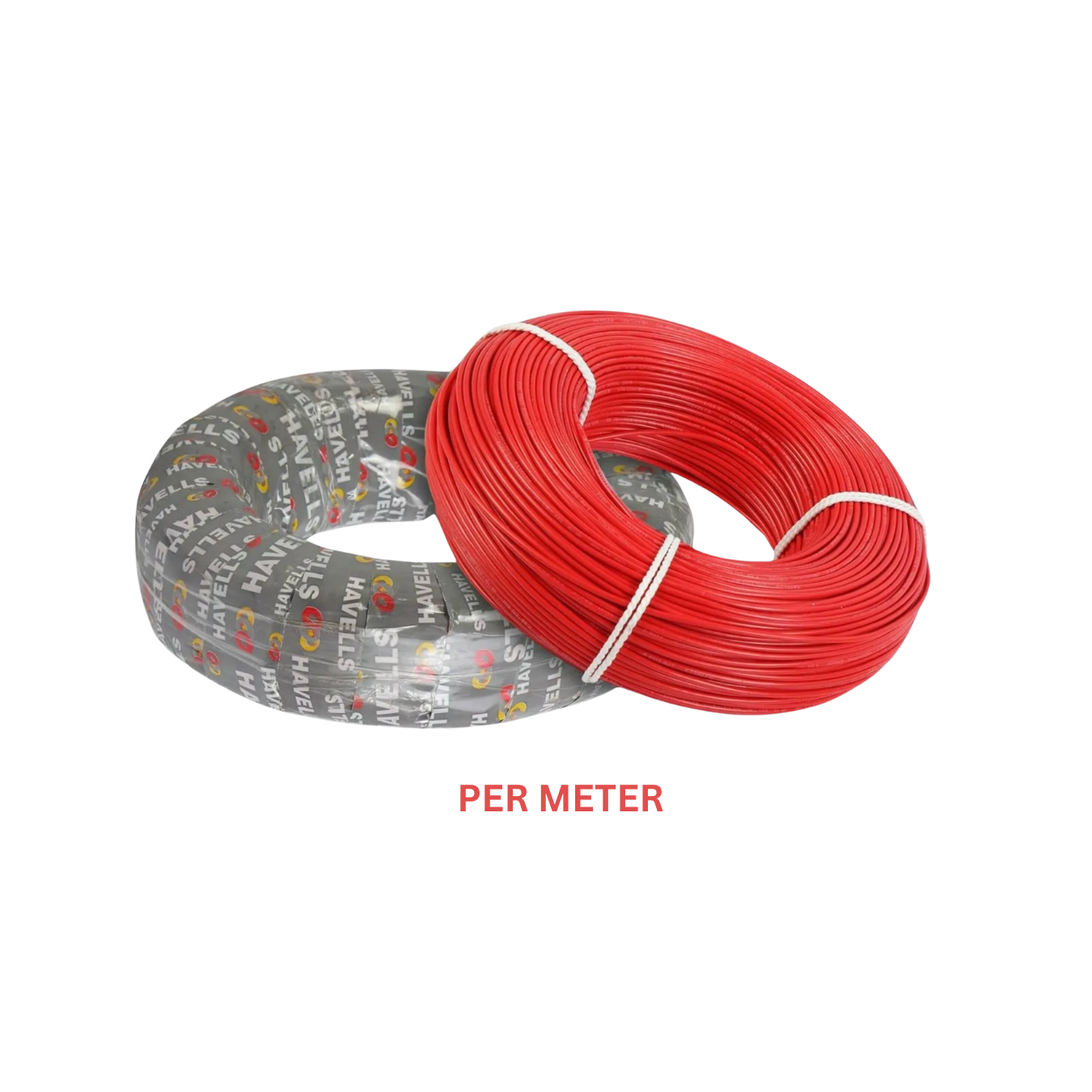 Havells wire life line 1.5mm Per Mtr red