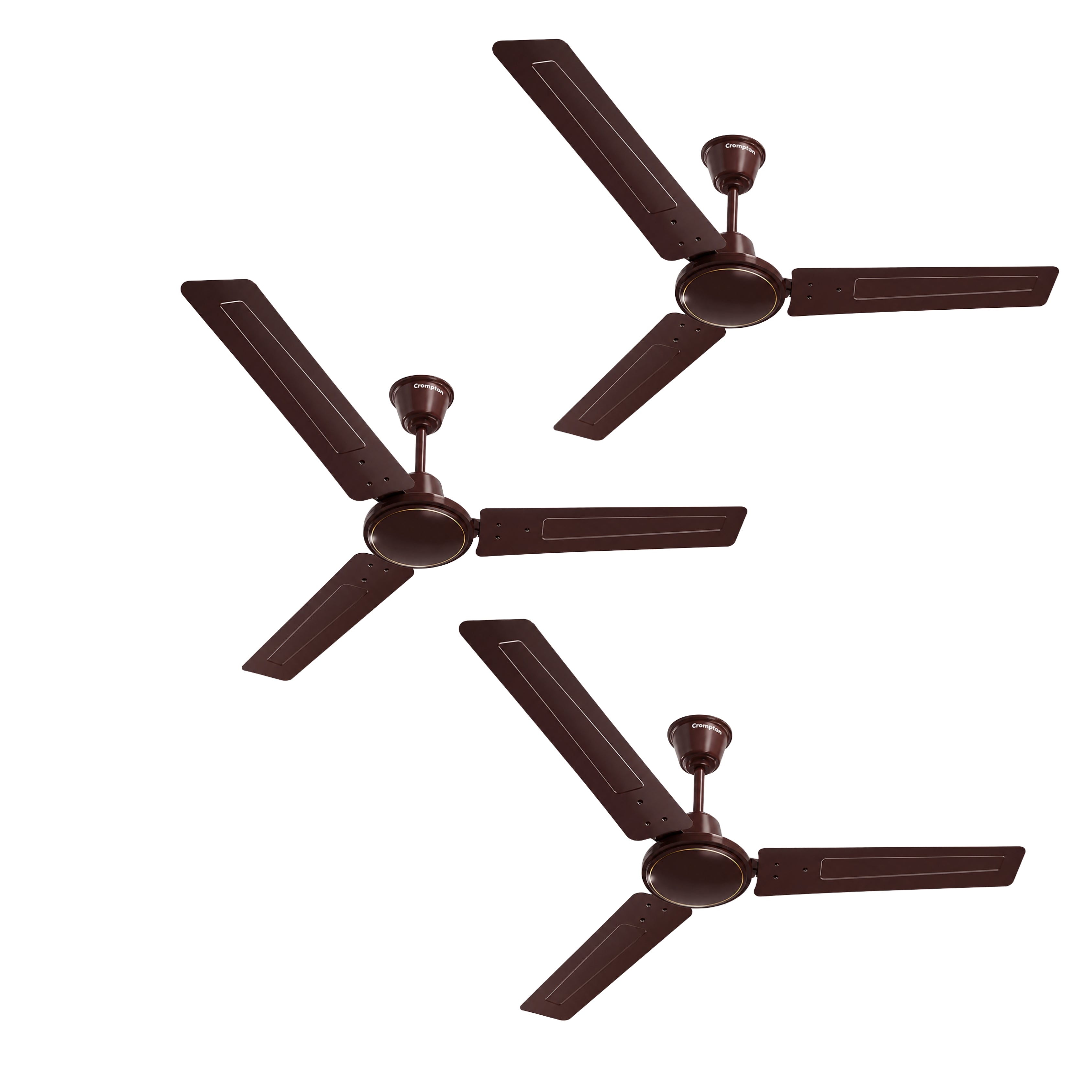 Crompton Surebreeze Starbriz 1200mm Ceiling Fan Brown (Bulk pack ) | 46 W Power | 3 Blades | 2 Year Warranty