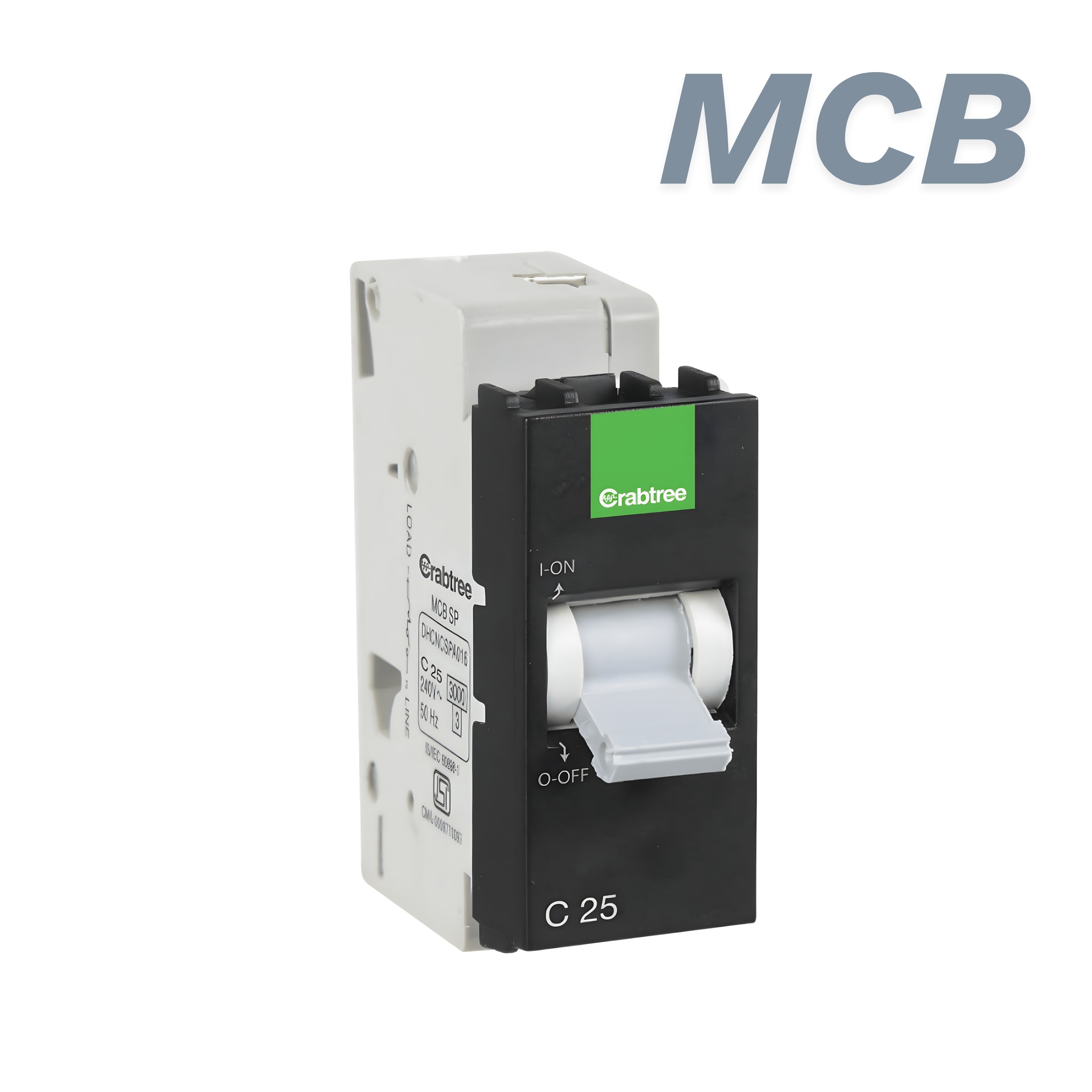 Havells Crabtree Signia 32A SP Mini MCB C Series Grey