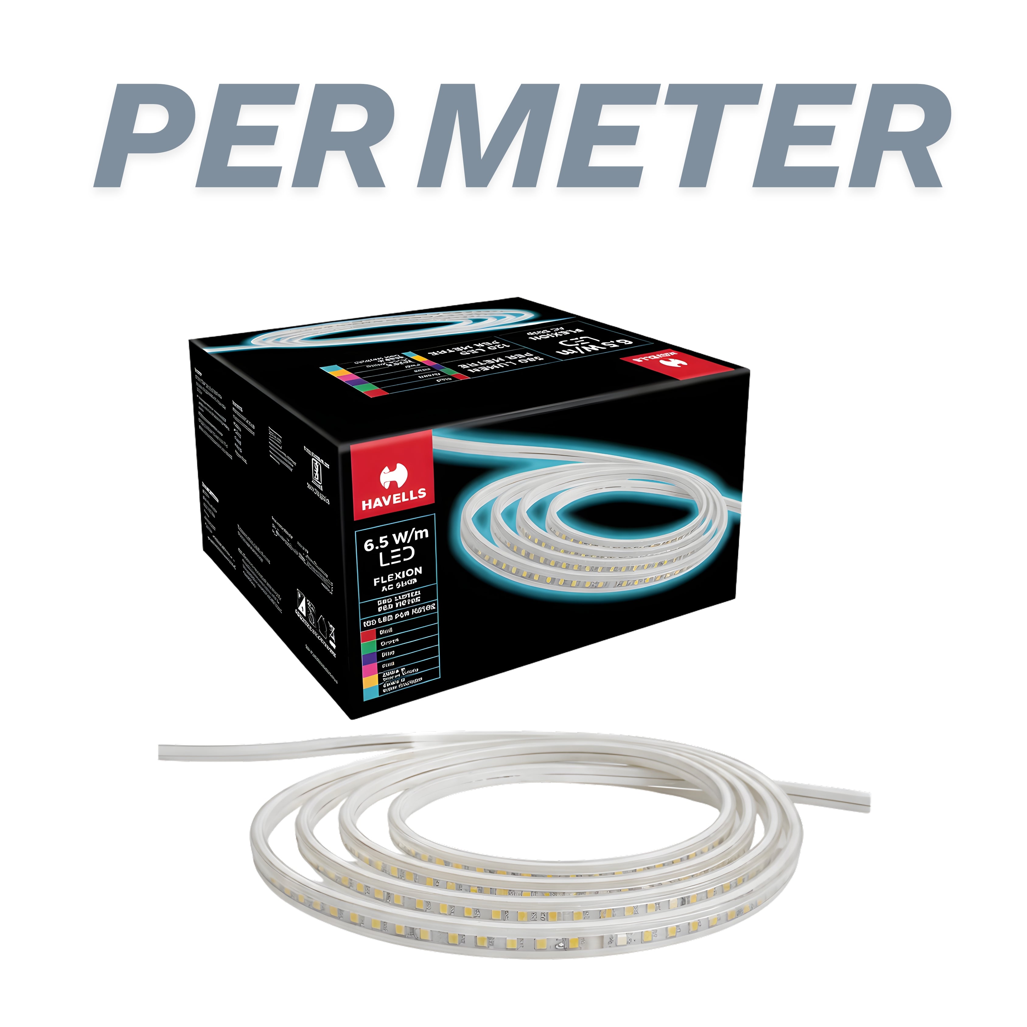 Havells Flexion Pro 96 LED AC Rope Light – High Bright Decorative Strip