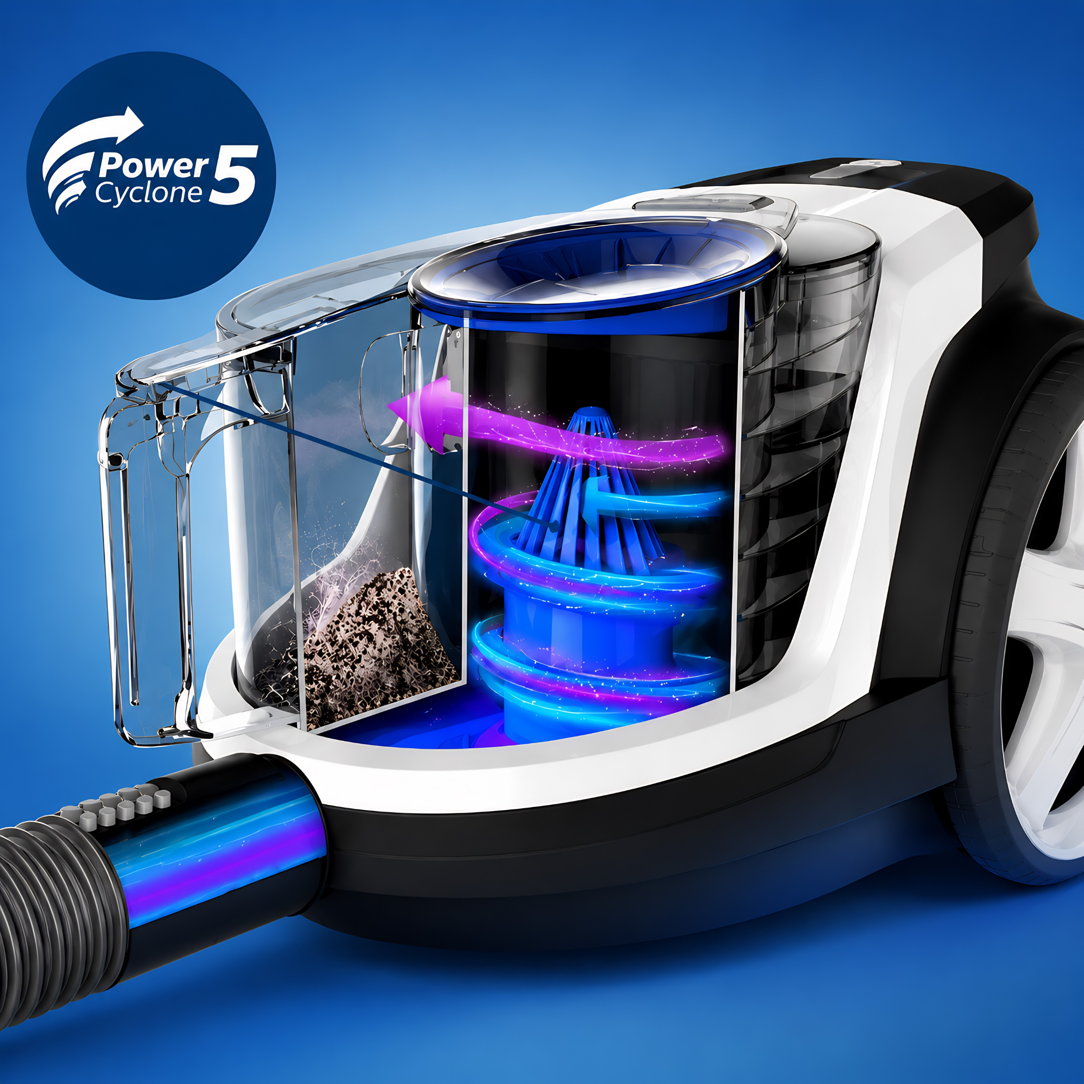 Philips FC9351/01 Bagless Vacuum Cleaner | PowerPro Compact