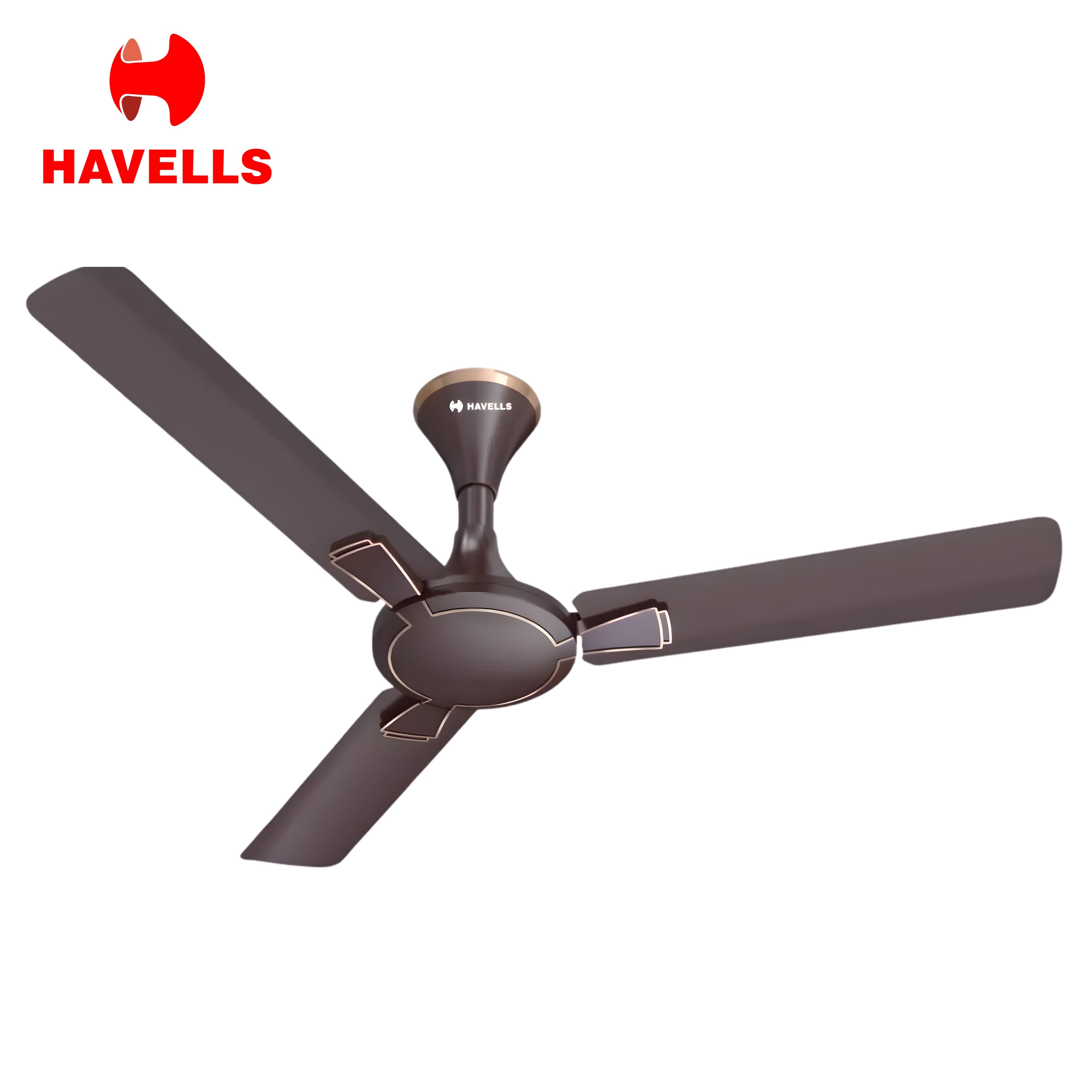 Havells Milor 1200mm Ceiling Fan Dusk Brown – High Speed Copper Motor Decorative Fan