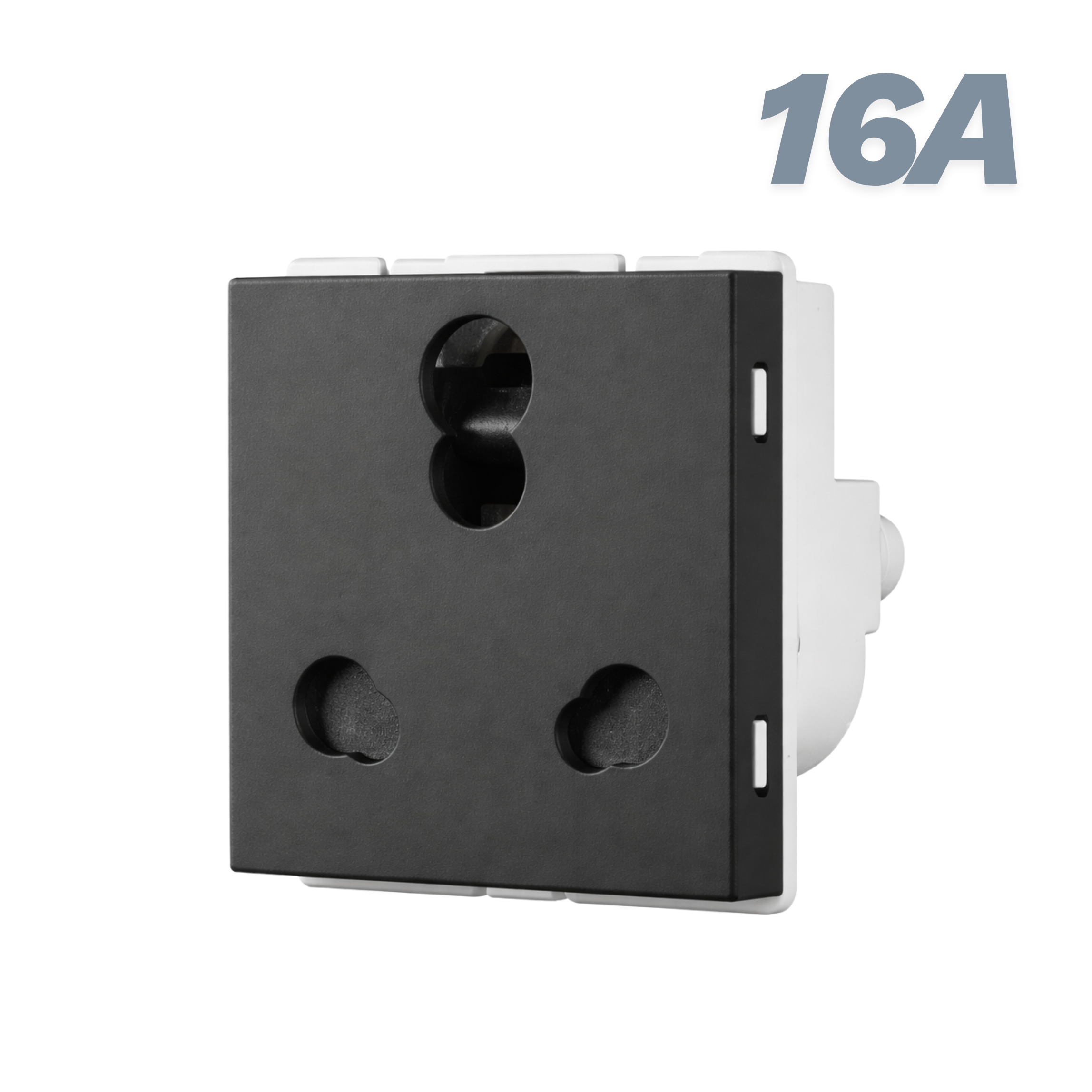 Havells Crabtree Adiva 16A 3 Pin Shuttered Socket Grey