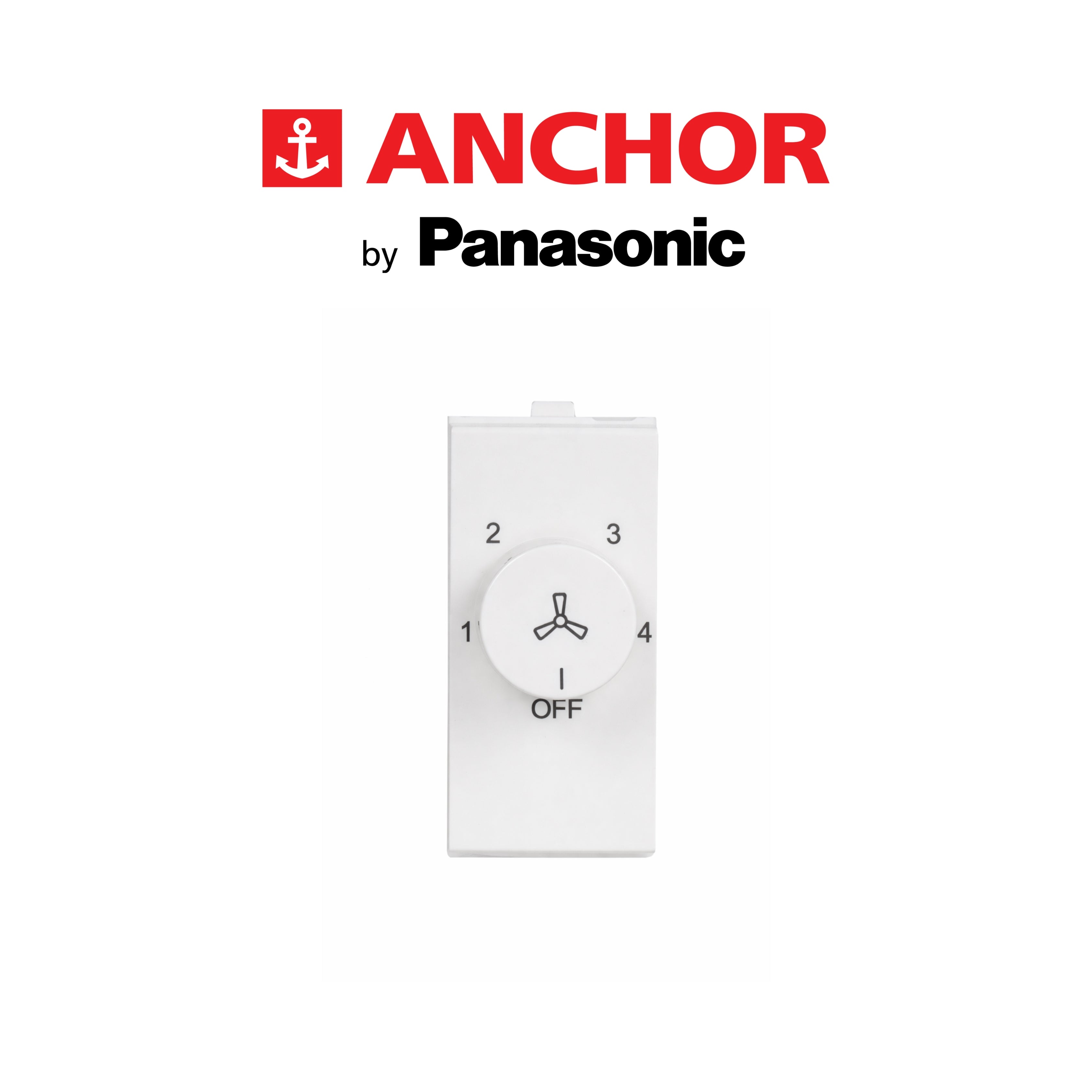 Anchor Penta 1M Fan Regulator – White