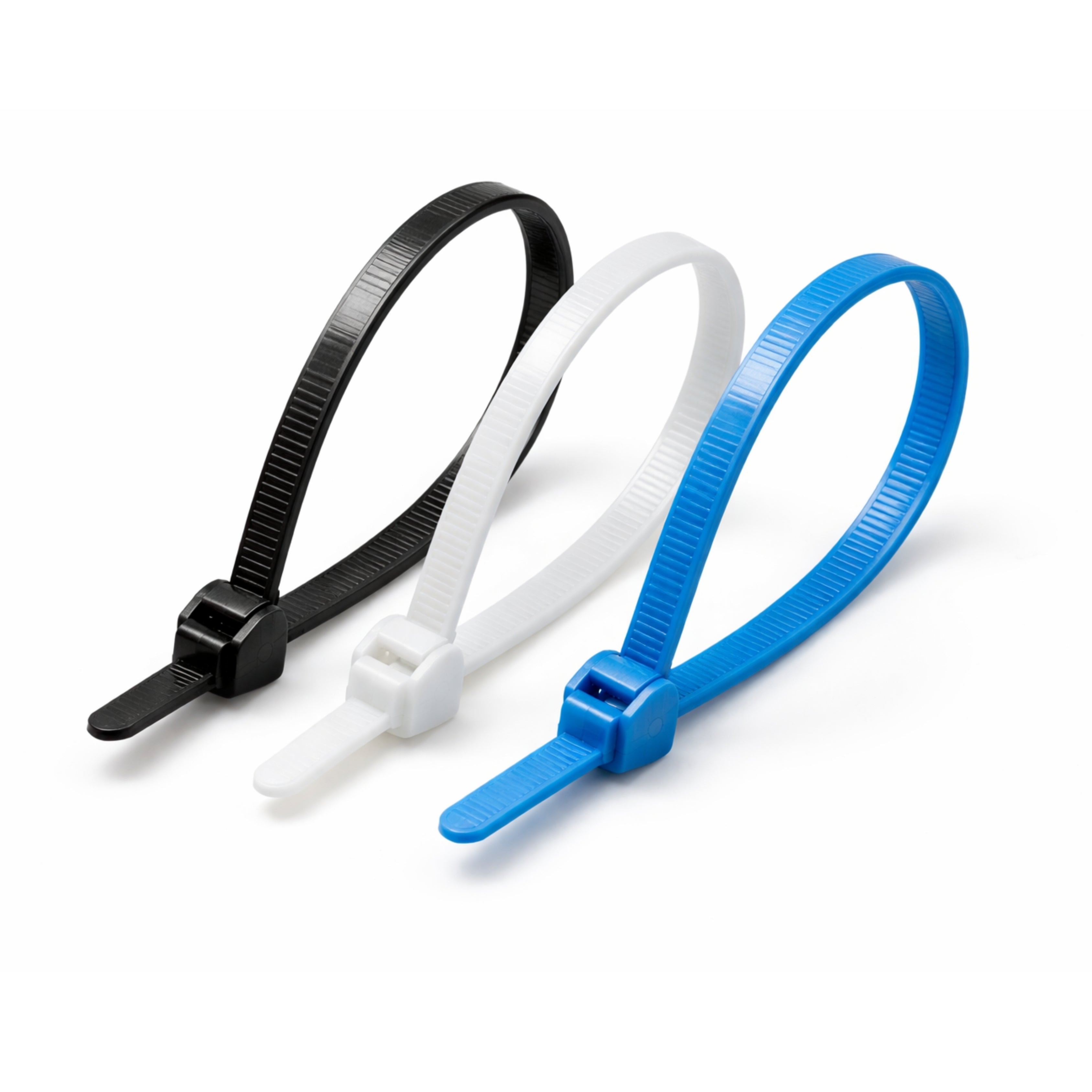 200mm Nylon Cable Tie Pack of 100 White