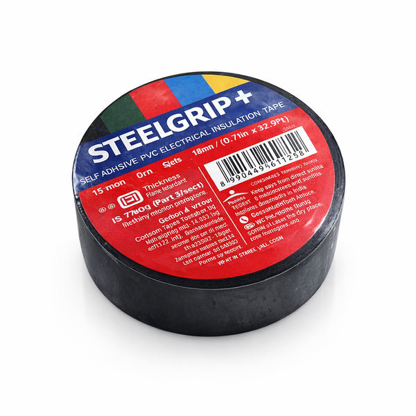 Pidilite Steelgrip PVC Electrical Insulation Tape 17mm x 6m – Self Adhesive