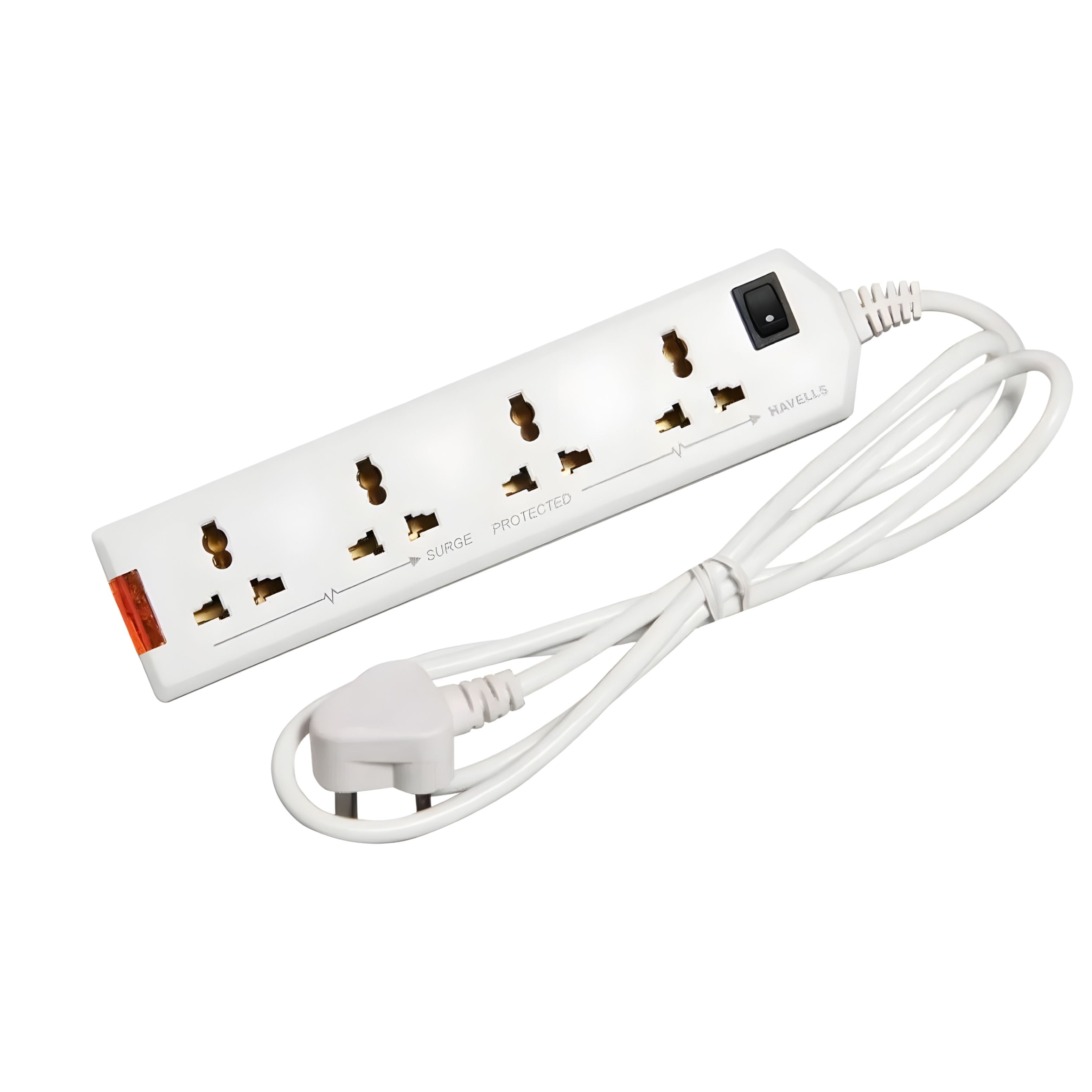 Havells 4-Way Power Extension – White