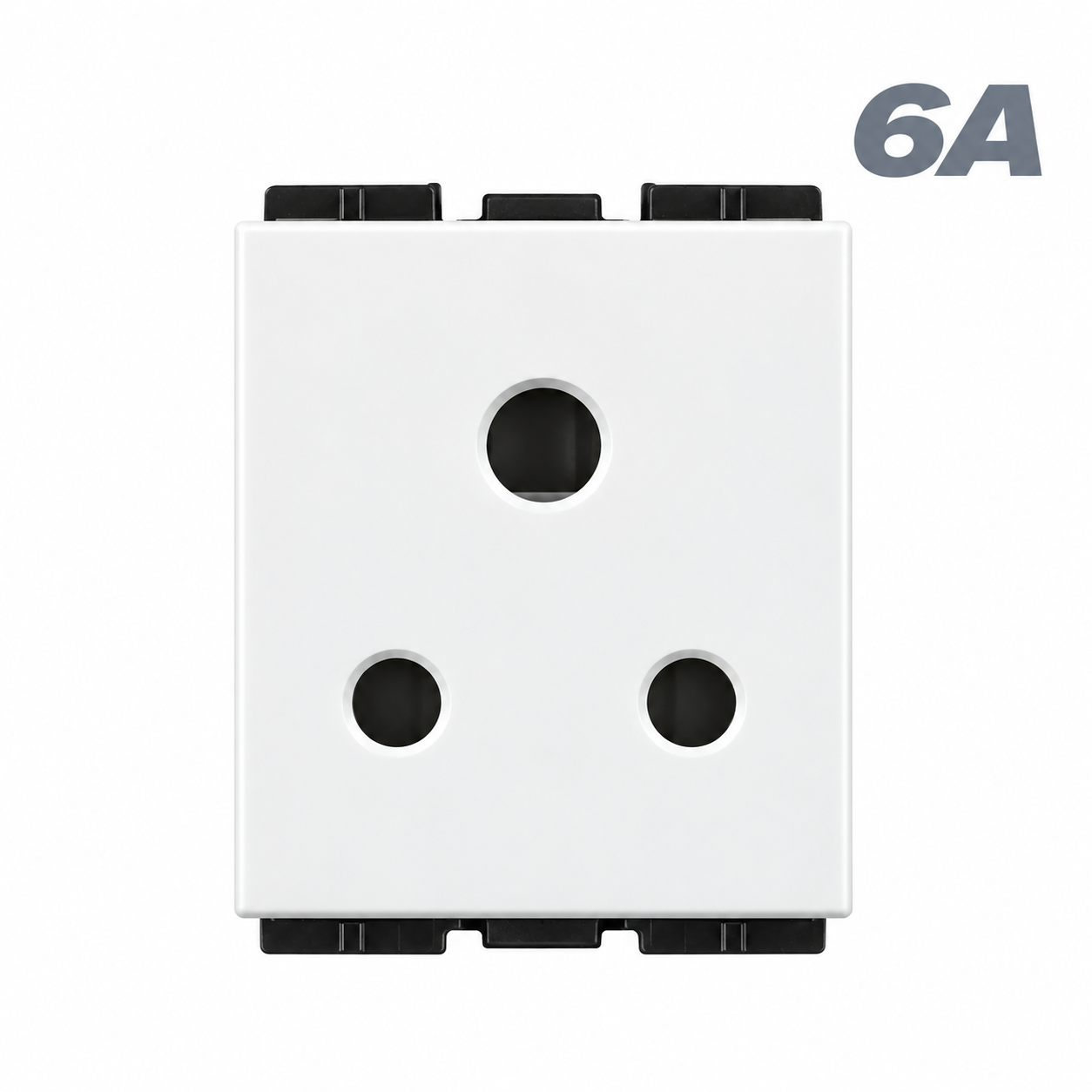 Havells Crabtree Adiva 6A 3 PIN Socket white