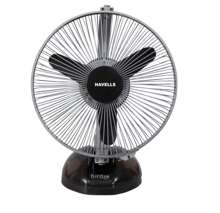 Havells Birdie 230 Mm Personal Fan Black and Grey