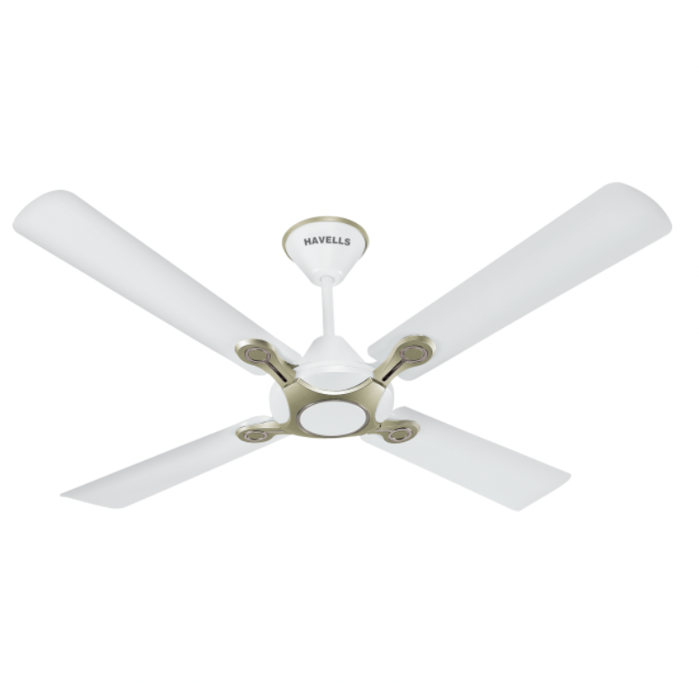 Havells Leganza 4 Blade 1200 mm Ceiling Fan Pearl White-Silver