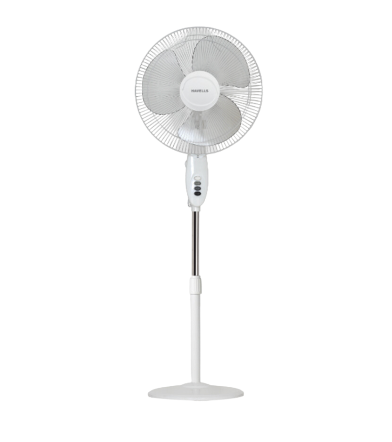 Havells Swing 400mm Pedestal Fan White