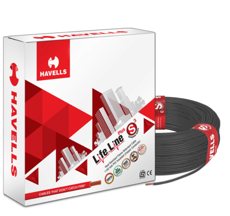 Havells Life Line Plus HRFR 1.0 Sq. Mm Black