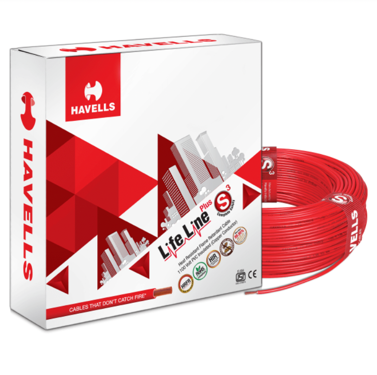 Havells Life Line Plus HRFR 1.5 Sq. Mm Red