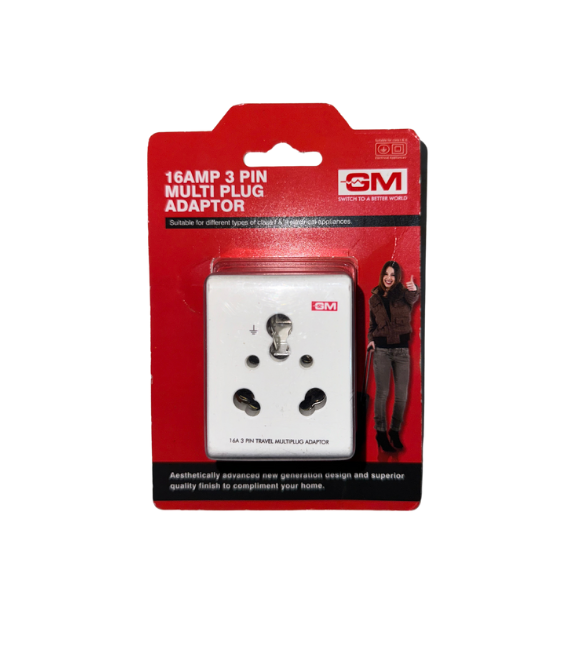 GM 3 pin multi plug adaptor GM 3050 16 Ampere