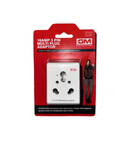 GM 3 pin multi plug adaptor GM 3050 16 Ampere