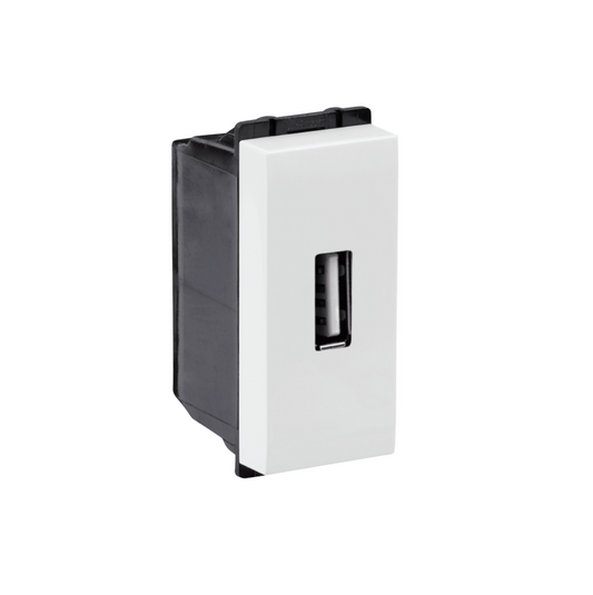 Havells Crabtree Signia USB Charging Socket White