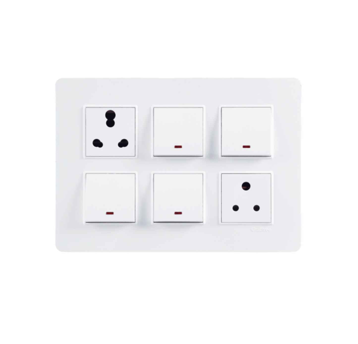 Havells Crabtree Signia 12M Front Plate White