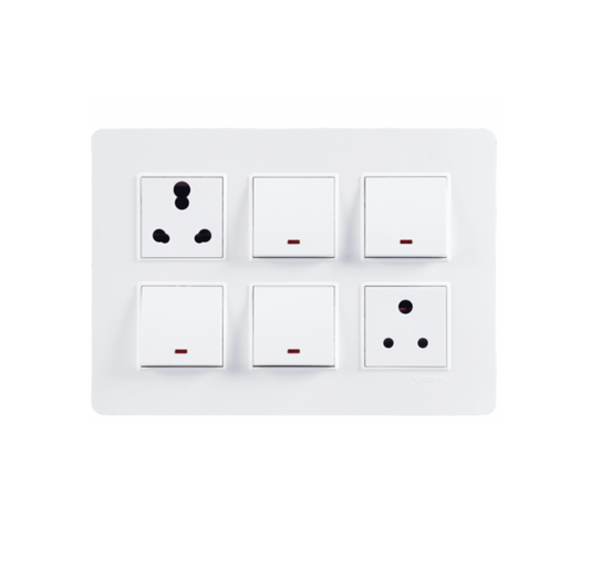 Havells Crabtree Signia 12M Front Plate White