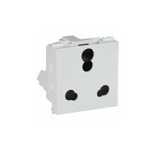 Havells Crabtree Signia 16A 3 Pin Shuttered Socket White