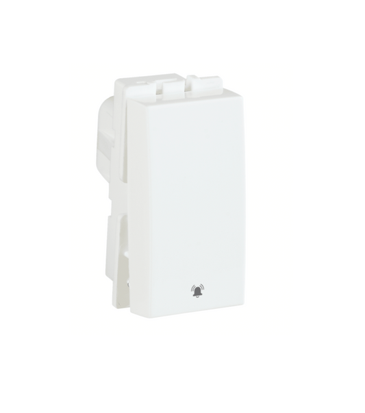 Havells Crabtree Signia 1M Bell Push Switch White