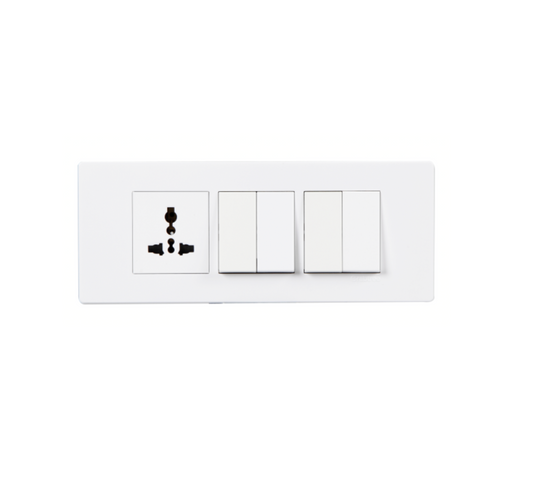 Havells Crabtree Signia 6M Front Plate White