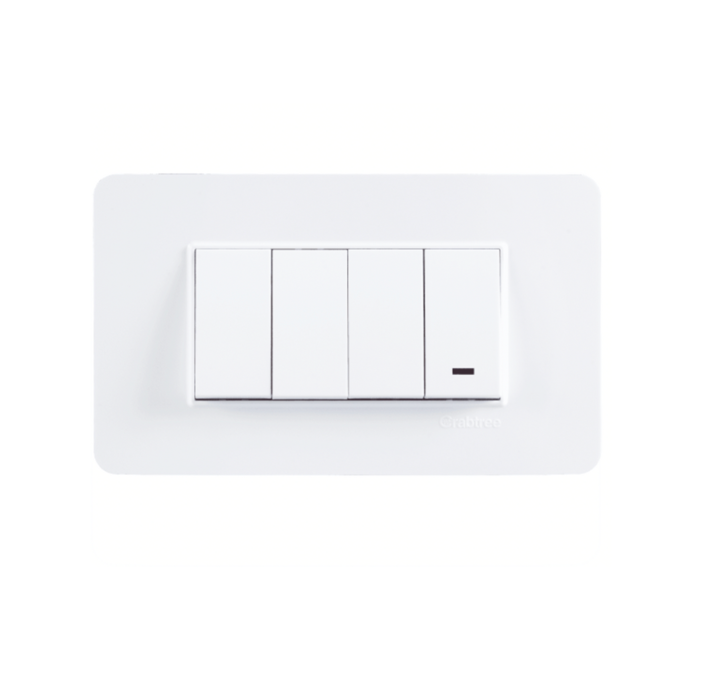 Havells Crabtree Signia 4M Front Plate White