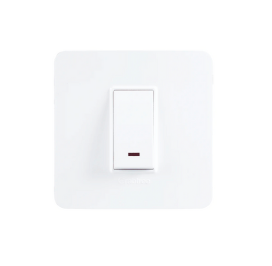 Havells Crabtree Signia 1M Front White Plate