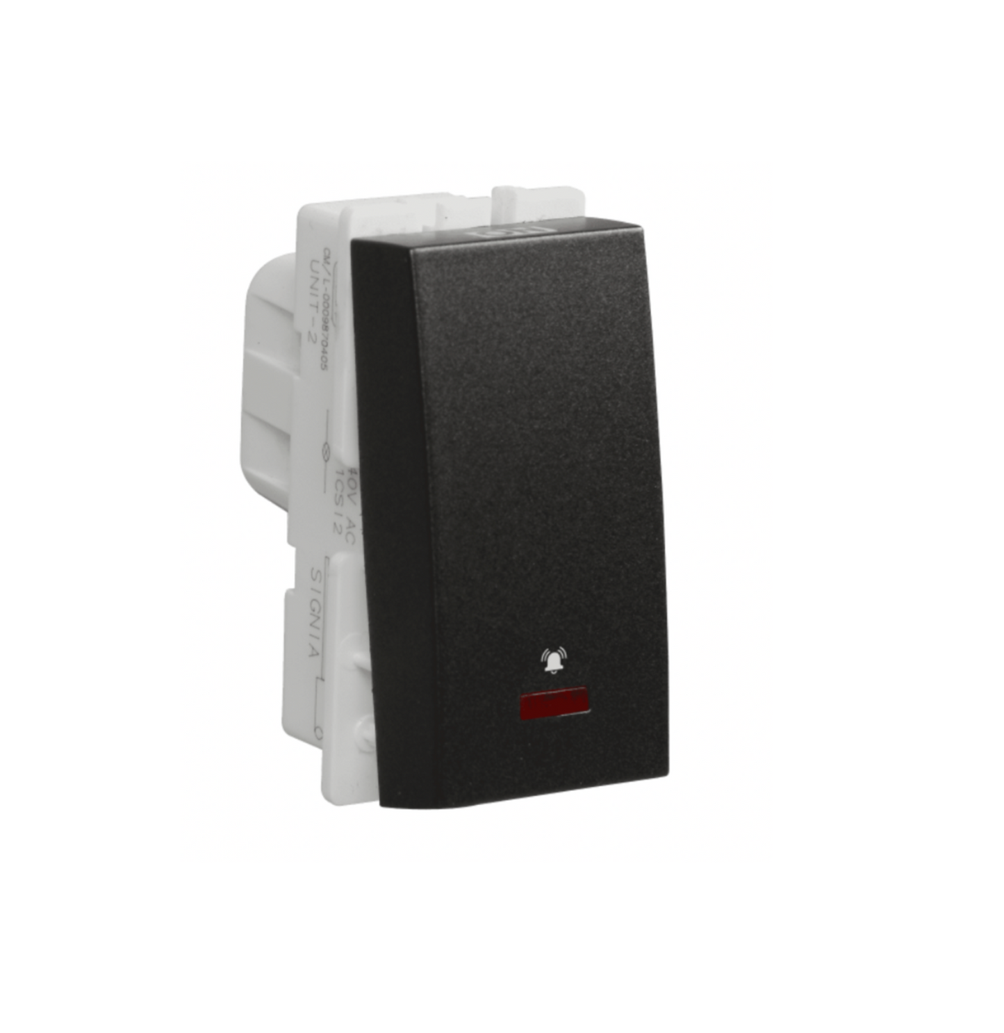 Havells Crabtree Signia 1M Bell Push Switch Grey