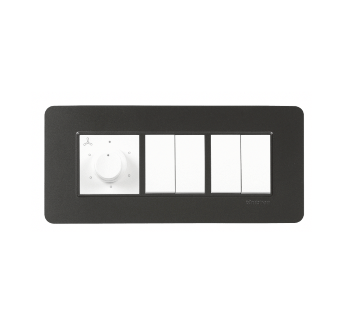 Havells Crabtree Signia 6M Front Plate Grey