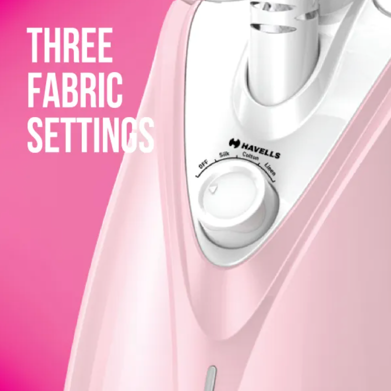 Havells Delite Garment Steamer 1420W Pink & White