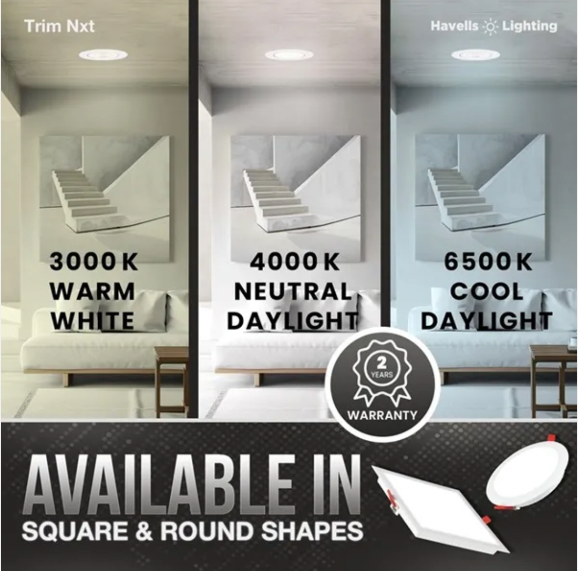 Havells led panel 10W square