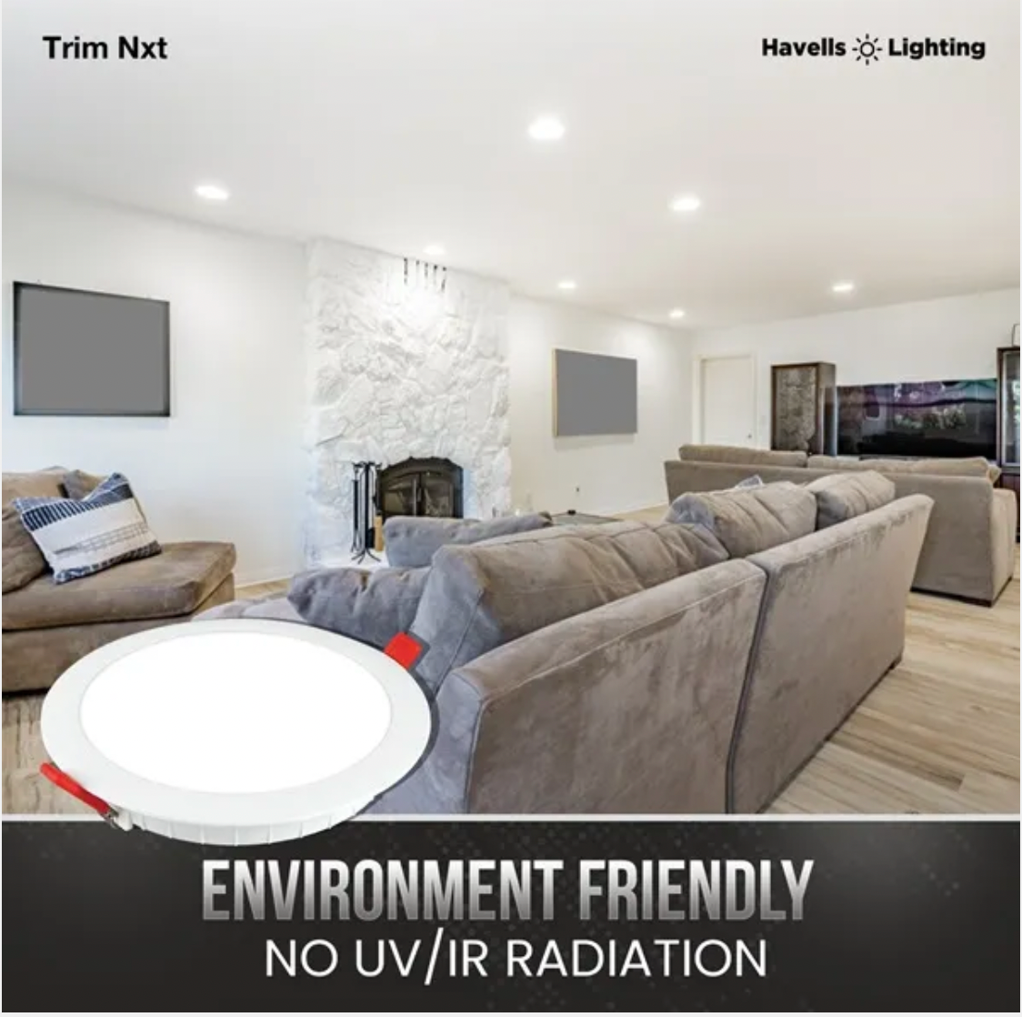 Havells 10W Trim led panel round