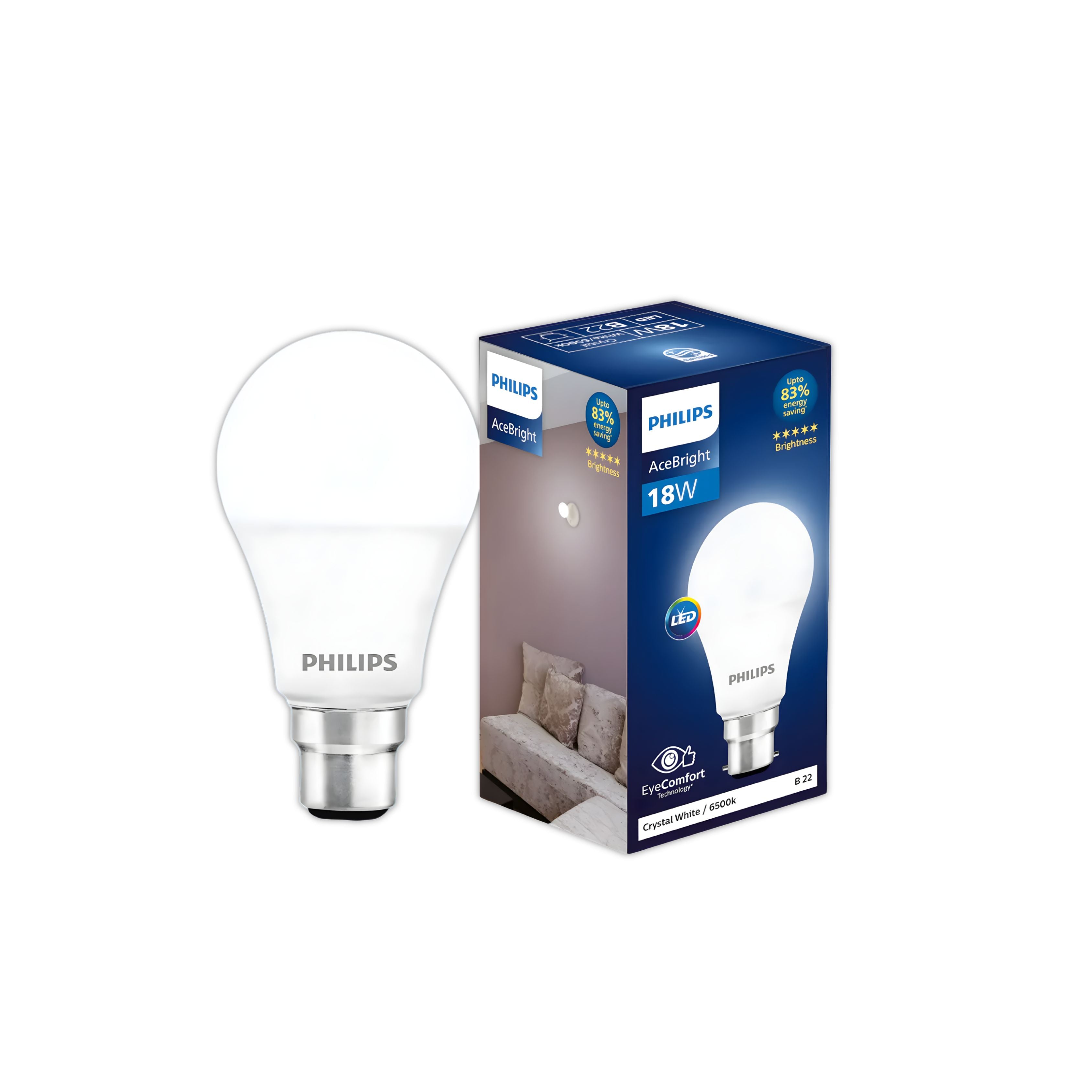 Philips 18W LED Bulb B22 – Cool Day White