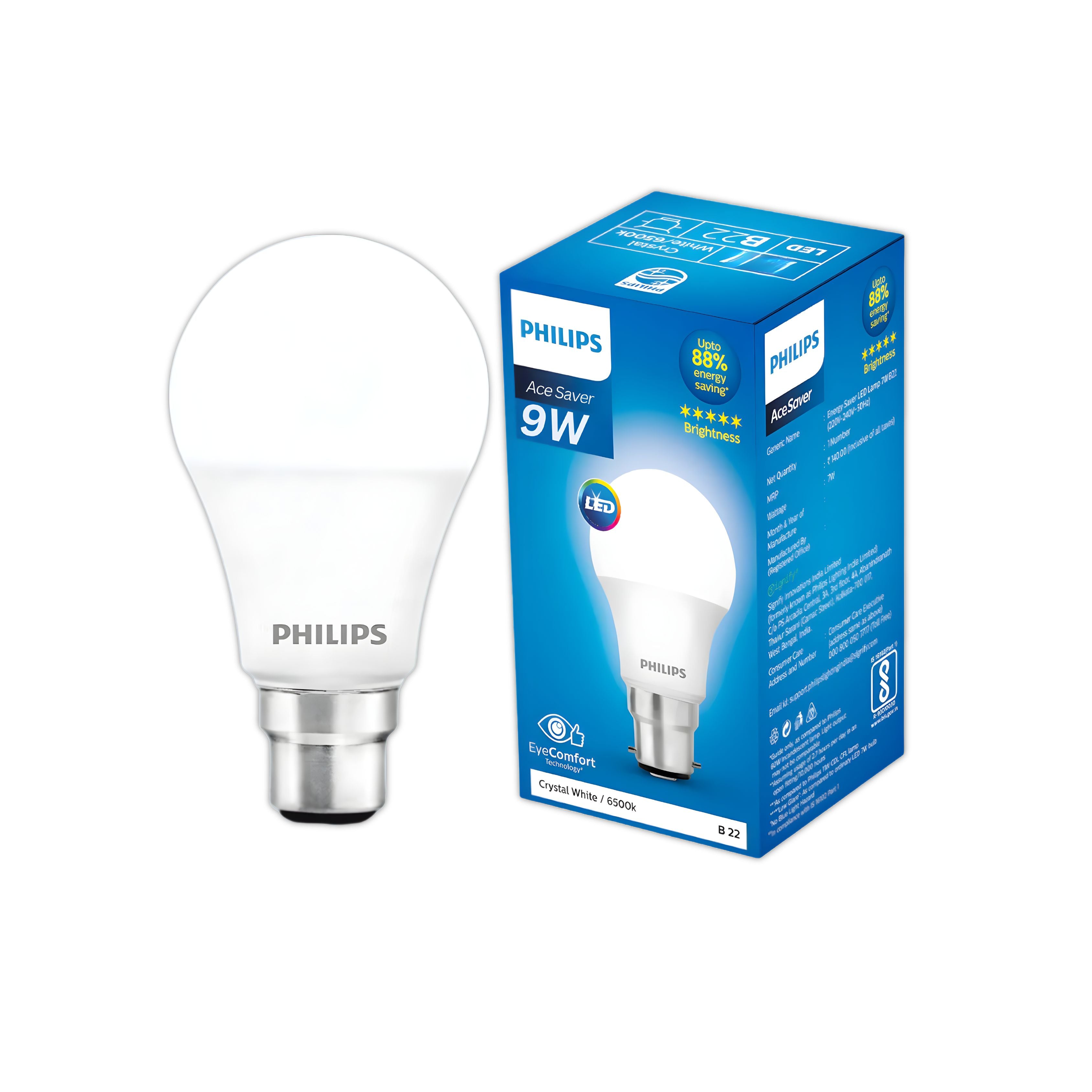 Philips 9W LED Bulb B22 – Cool Day White