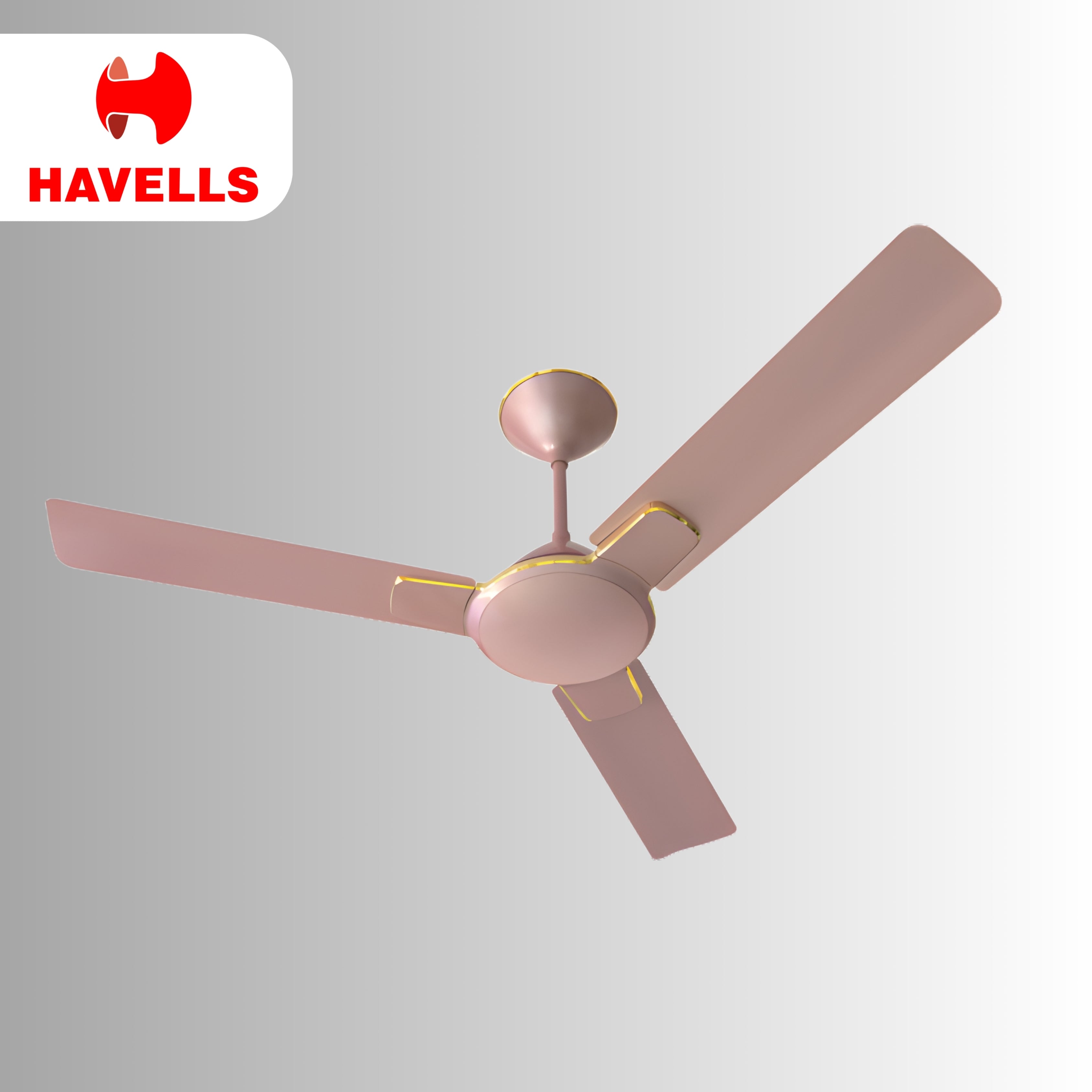 Havells Enticer 1200mm Ceiling Fan Rose Gold – High Speed Copper Motor Decorative Fan